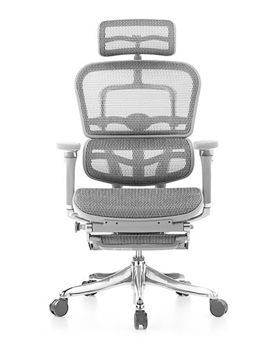 Ergohuman Luxury Mesh with Legrest Office Chair Side View