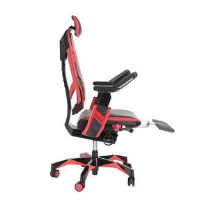 Genidia gaming chair black and red right side view