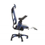 Genidia gaming chair black and blue right side view
