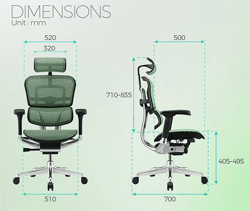 Ergohuman 2 Elite Mesh Office Chair - Ergohuman Australia