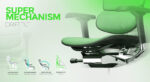 Ergonomic backrest tilt positions in the new Ergohuman 2 ergonomic office chair