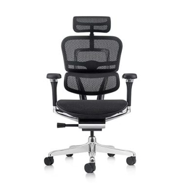 Front view of the Luxury model in the Ergohuman 2 office chair range