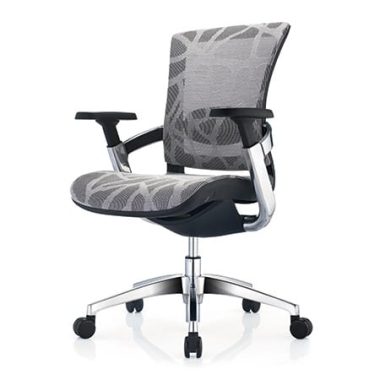 Skate office chair by Ergohuman in grey mesh