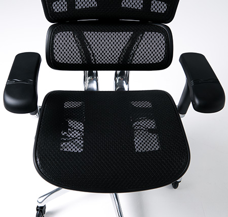 Main seat cushion on an Ergohuman 2 Elite ergonomic office chair