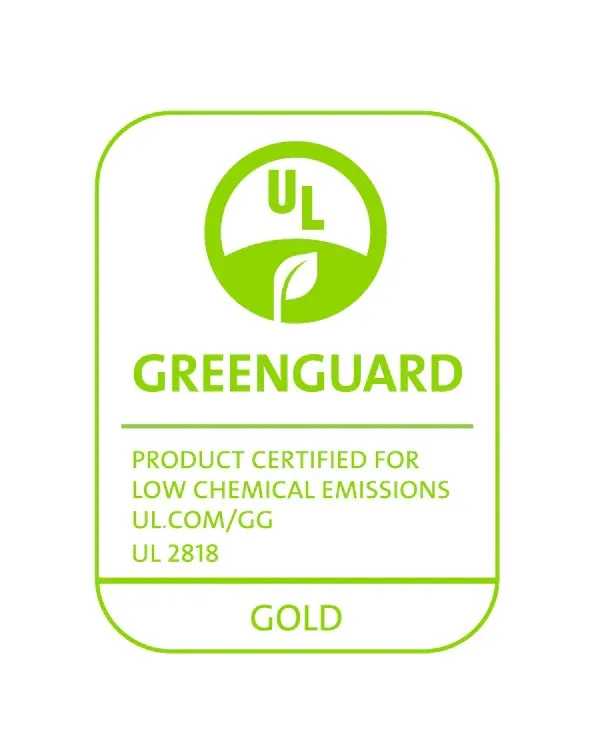 Greenguard certification for low VOC emissions on Ergohuman office chairs