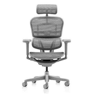 Ergohuman ultra mesh grey has a cool aesthetic