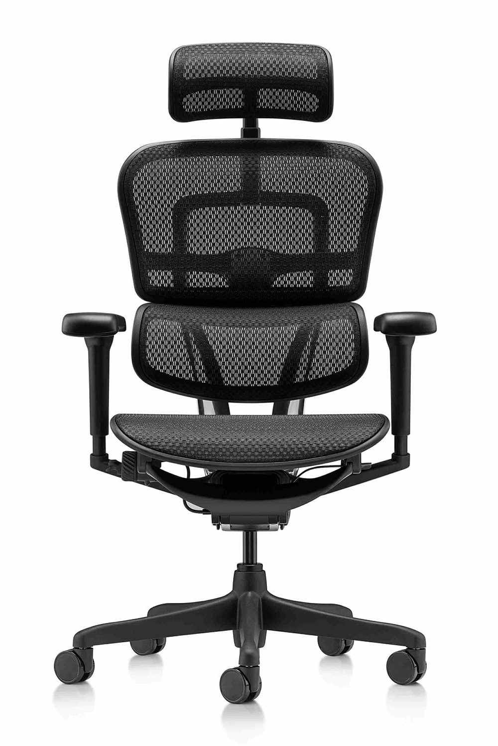 Ergohuman ultra Mesh in Black front view