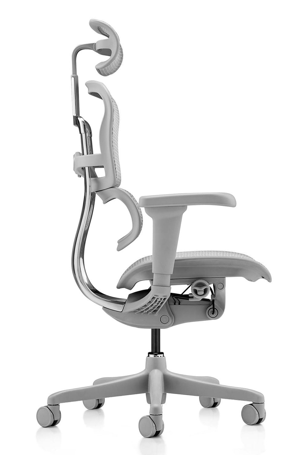 Ergohuman ultra Mesh in grey right side view