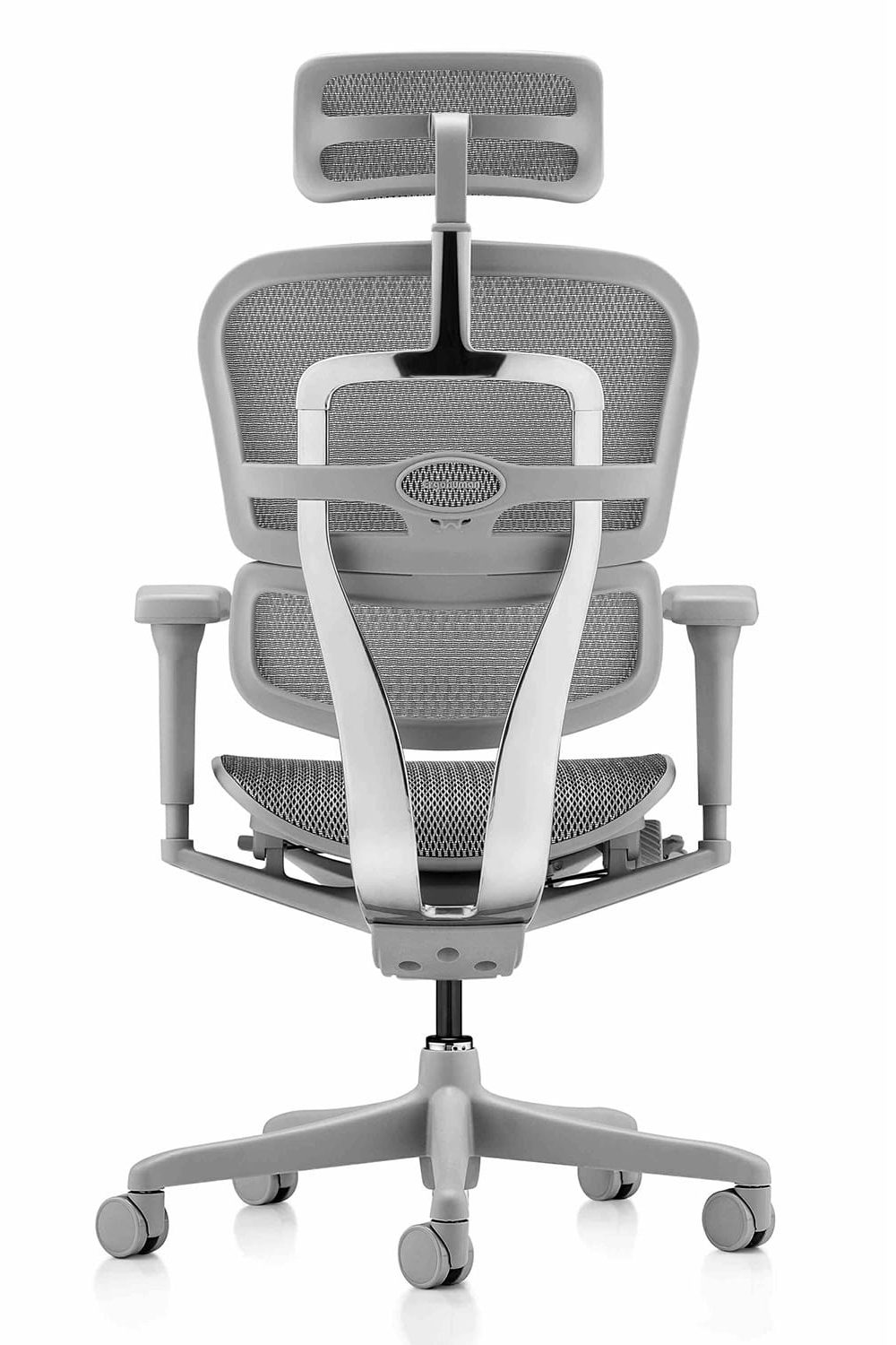 Ergohuman ultra Mesh in grey rear view