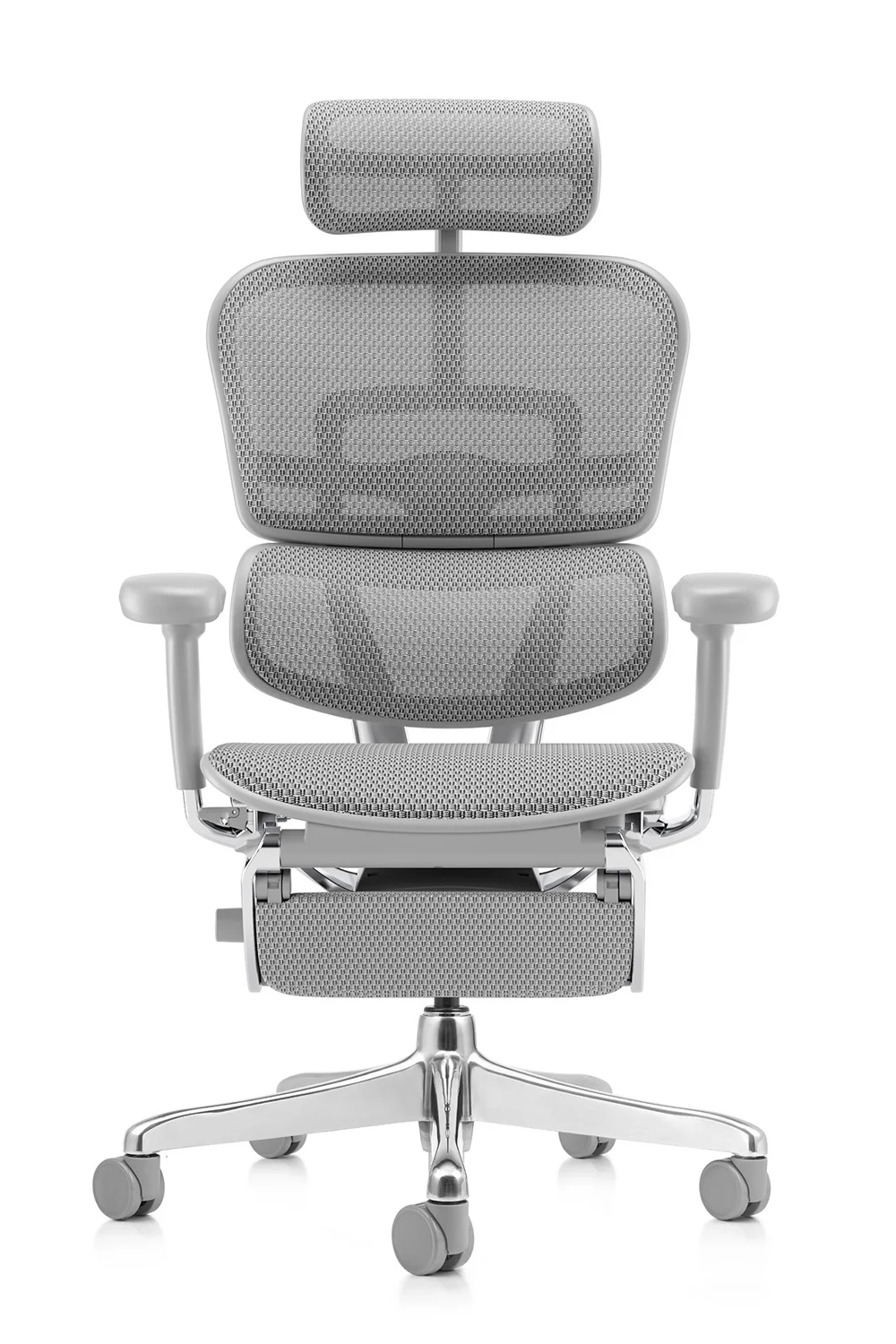 Ergohuman 2 Elite Platinum Mesh II Legrest