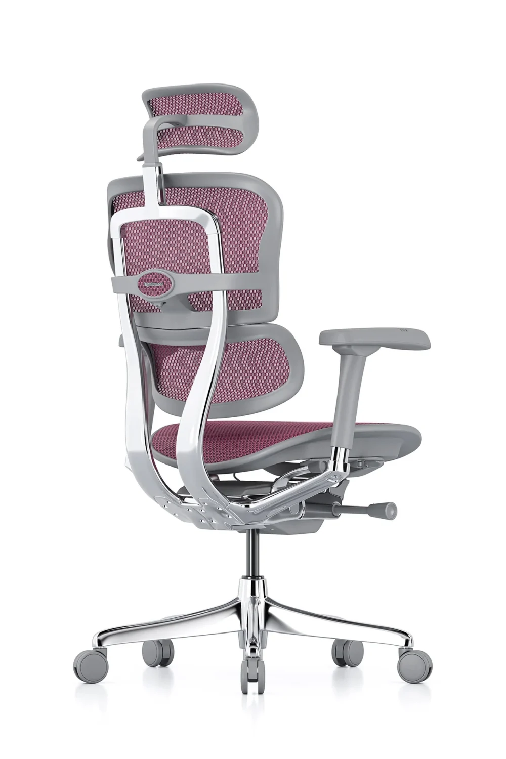 Ergohuman 2 Elite Platinum Mesh II Pink - Image 2