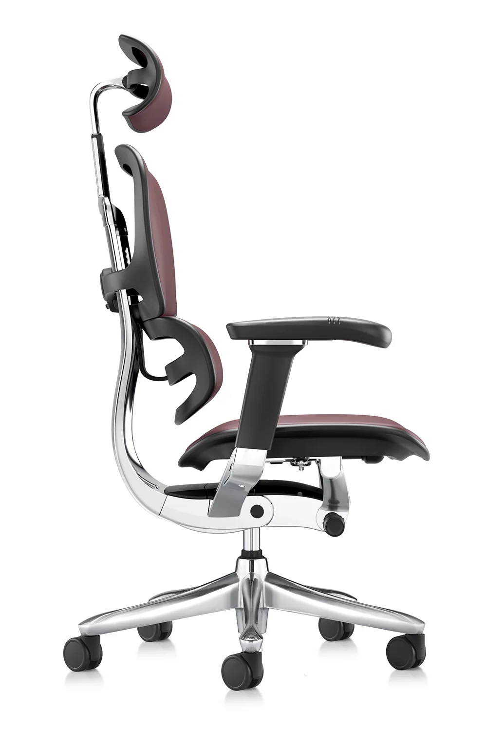 Ergohuman 2 Luxury SE Leather Burgundy - Image 4