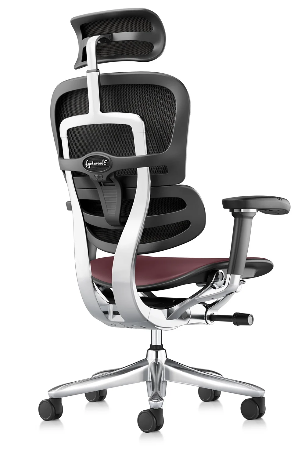 Ergohuman 2 Luxury SE Leather Burgundy - Image 5