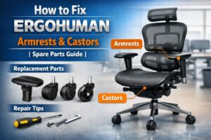 How to Fix Ergohuman Armrests & Castors | Spare Parts Guide