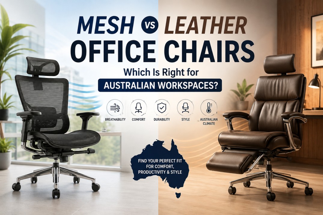 Mesh vs. Leather Office Chairs